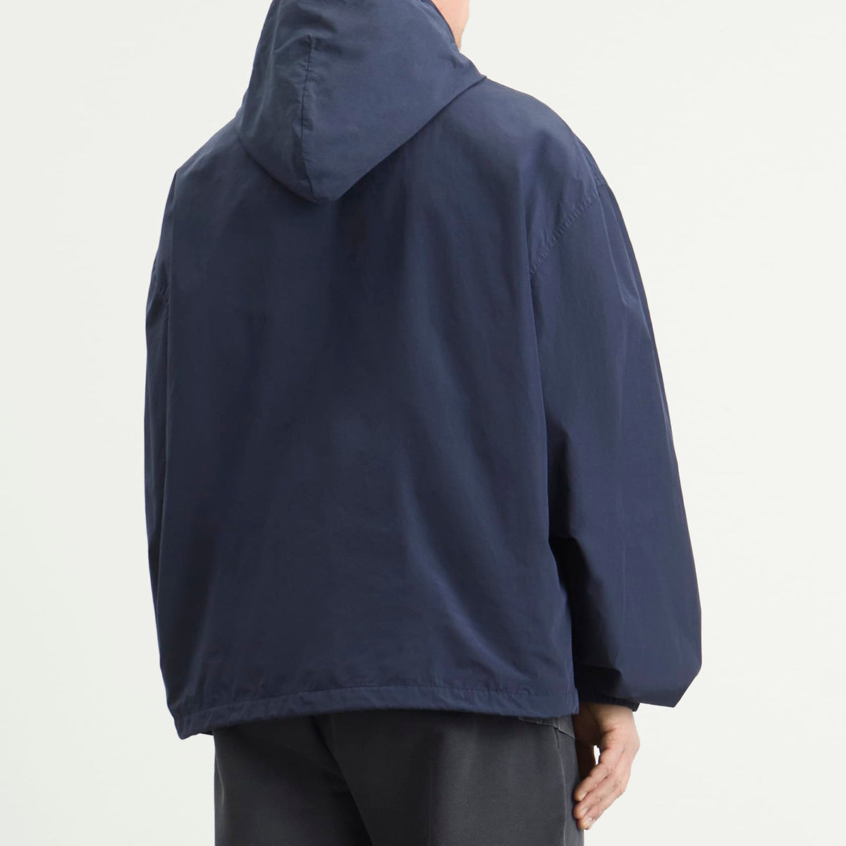 Balenciaga Techno Cotton Hooded Rain Jacket
