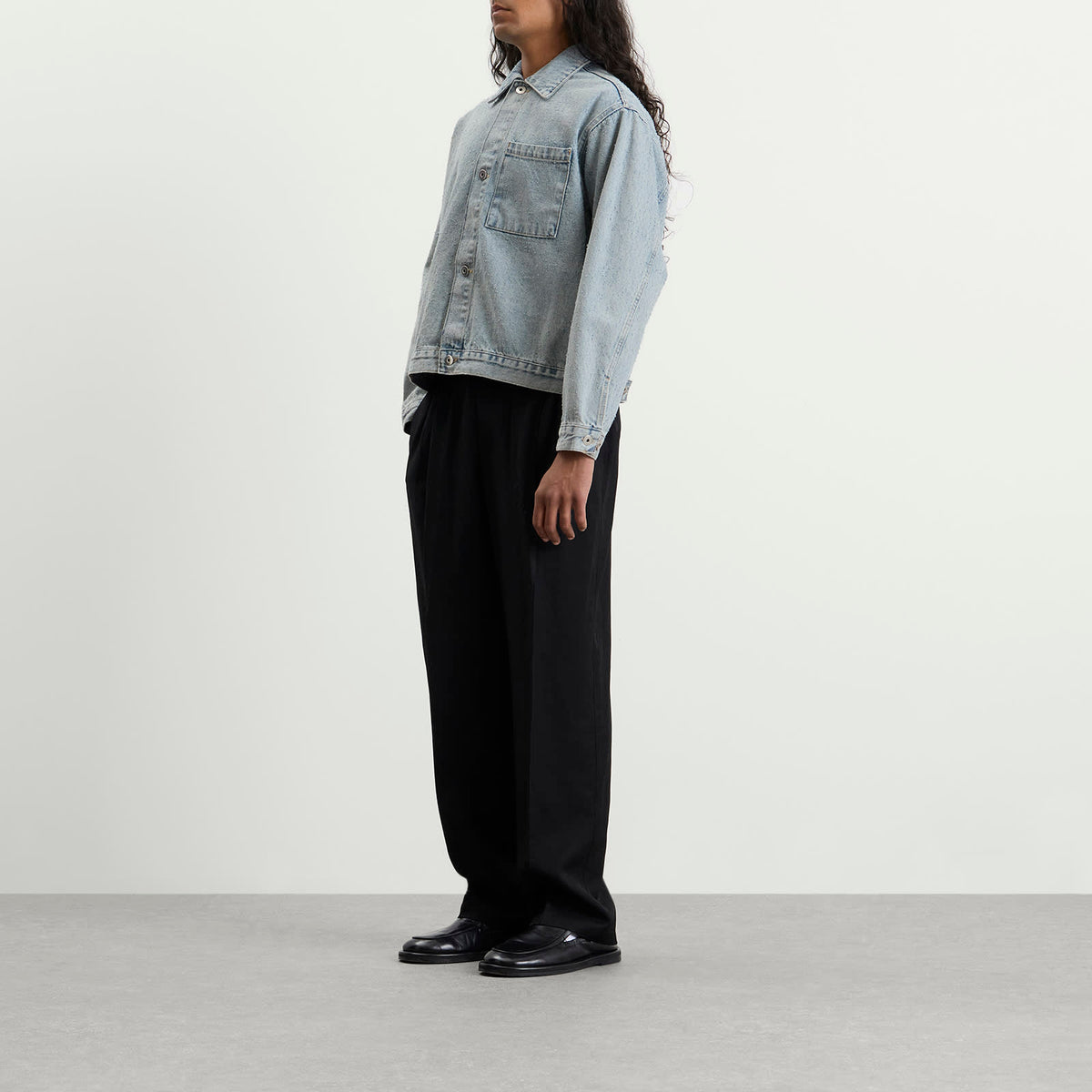 MKI Twisted Weave Trucker Jacket