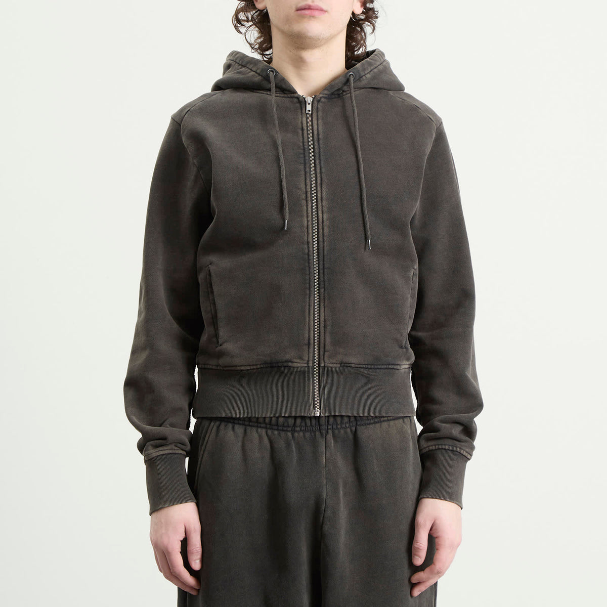 Entire Studios Slim Zip Up Hoodie
