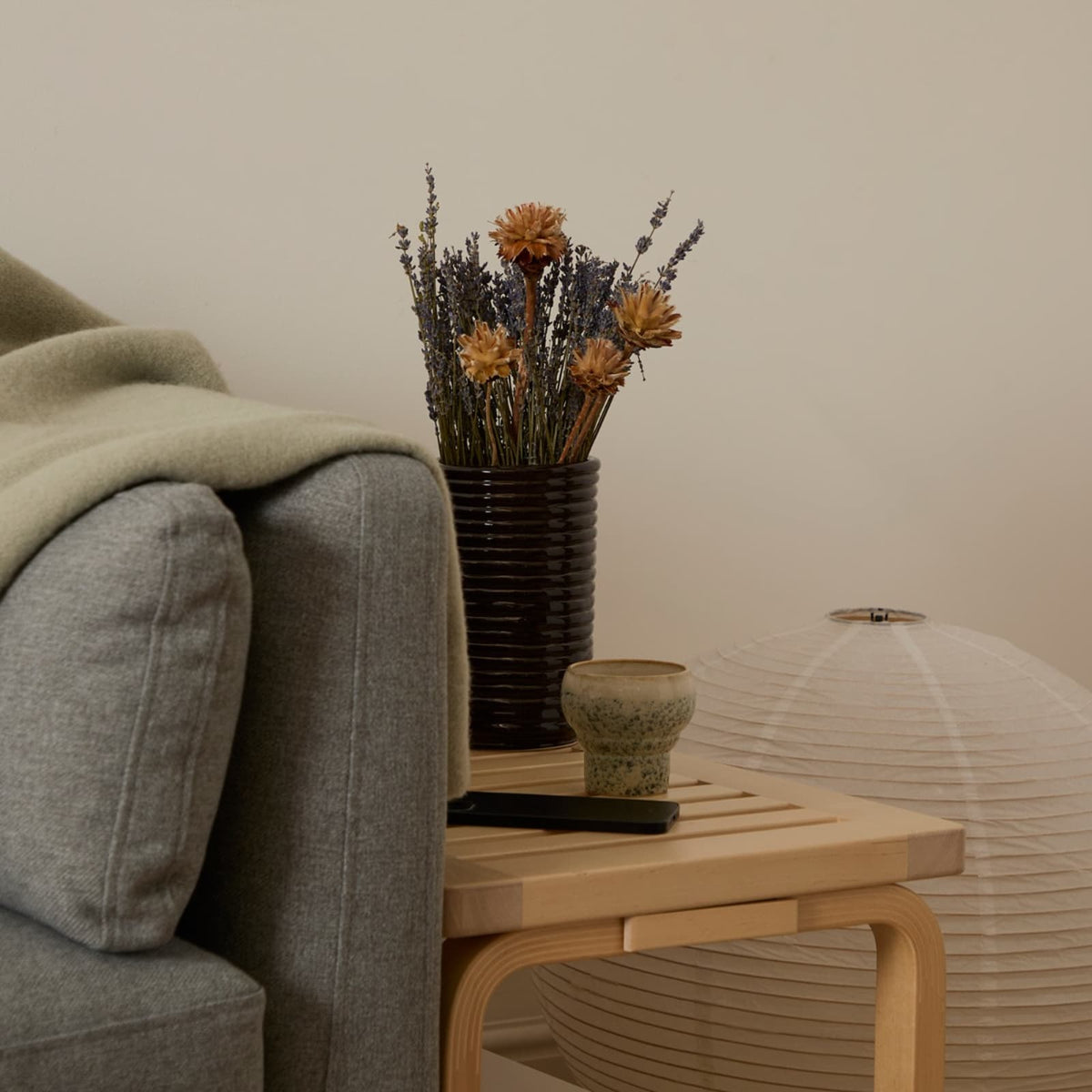 ferm LIVING Corduroy Ceramic Vase