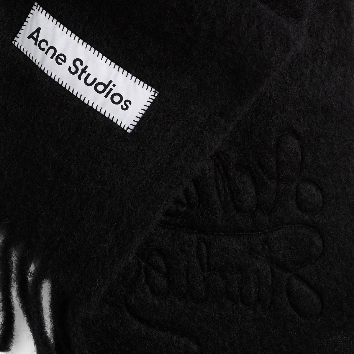 Acne Studios Vally Embroidered Scarf
