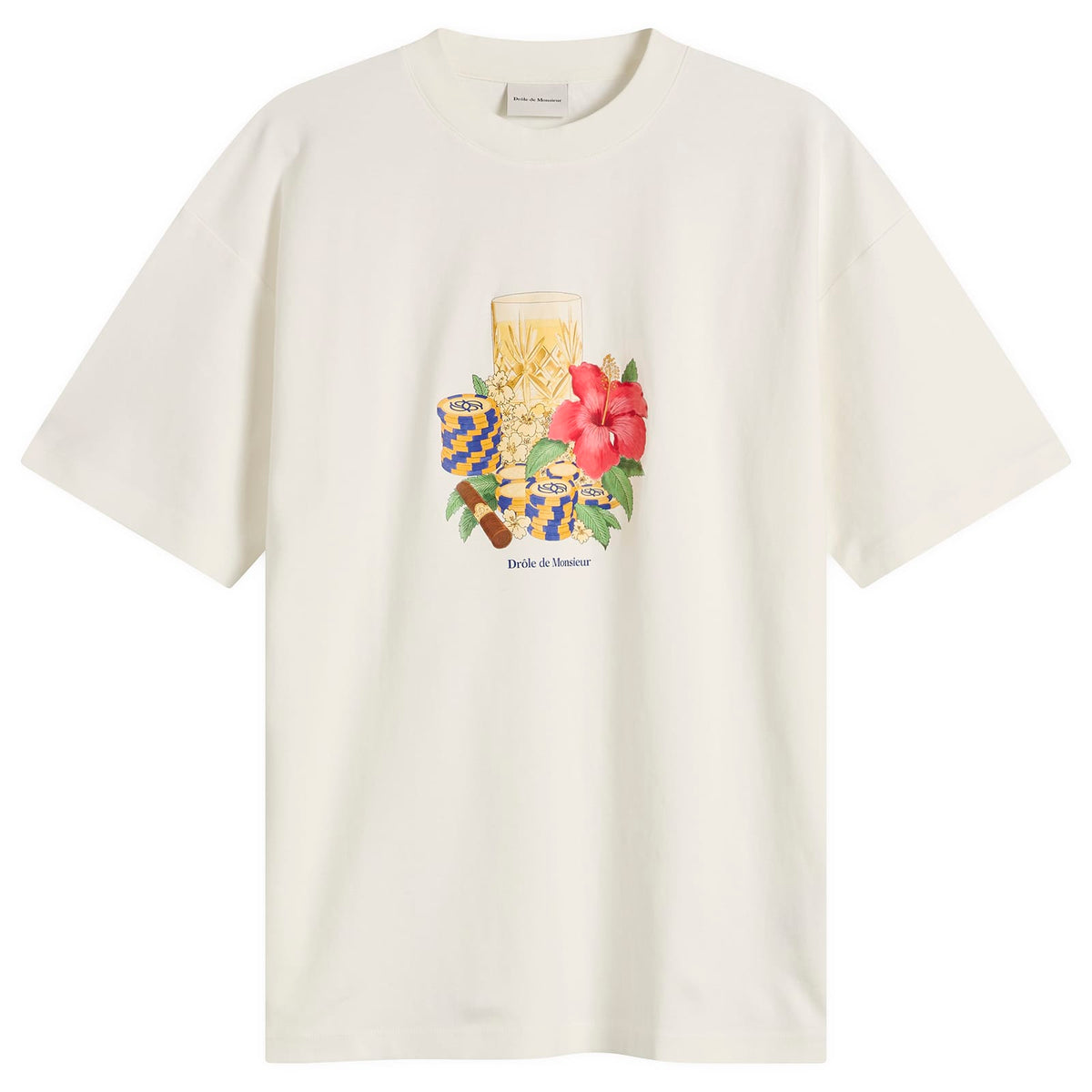 Drôle de Monsieur T-shirt Hibiscus Club