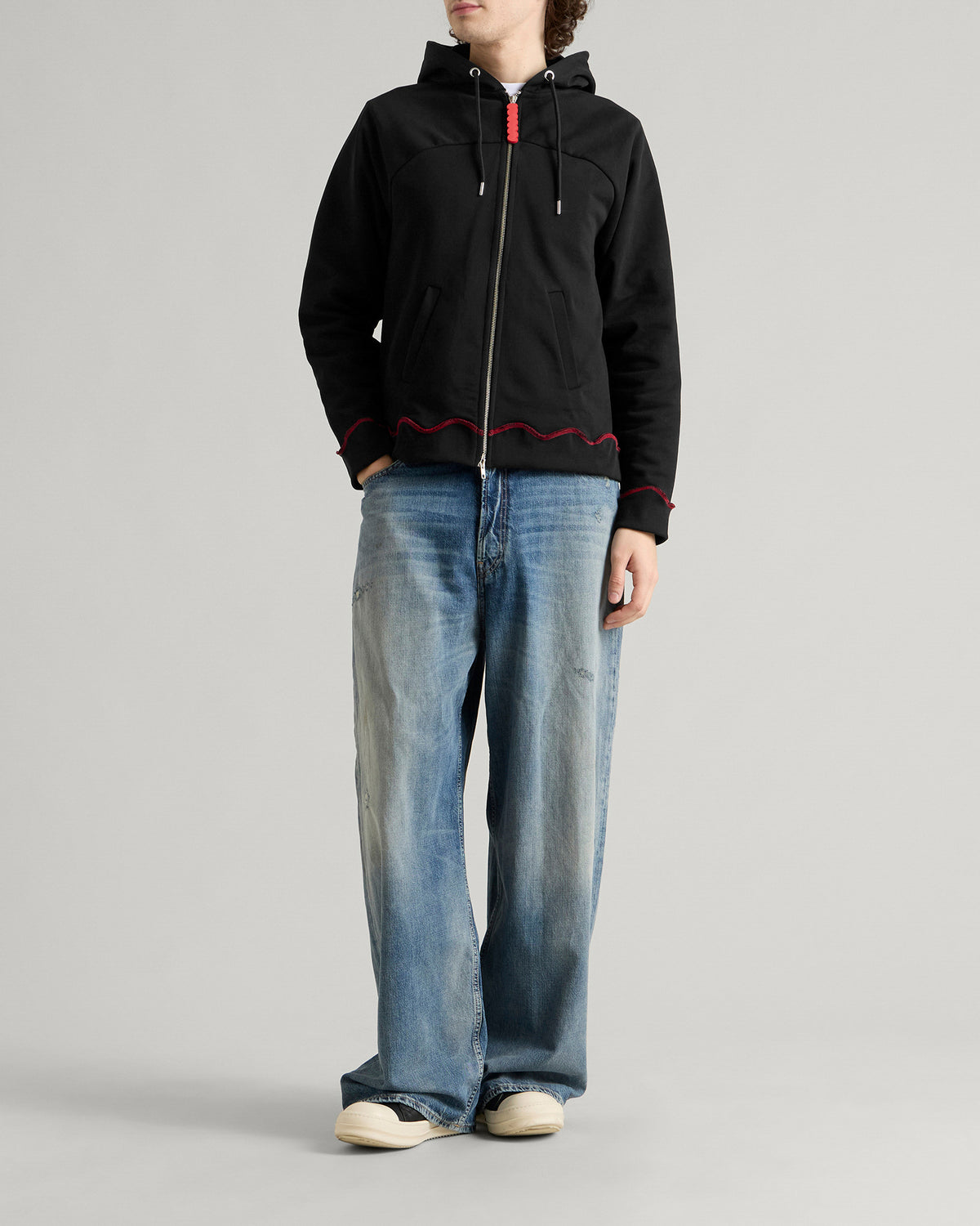 Navinder Nangla Mohawk Fur Hoodie