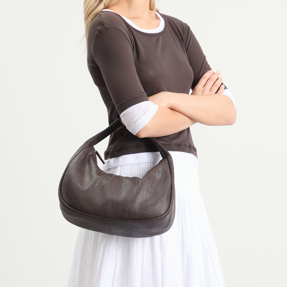St. Agni Woven Large Bon Bon Bag