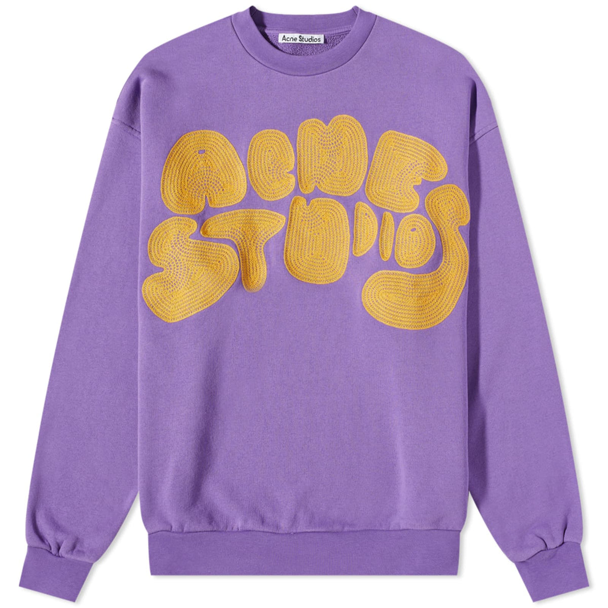 Acne Studios Fyre Bubble Logo Crew Sweat