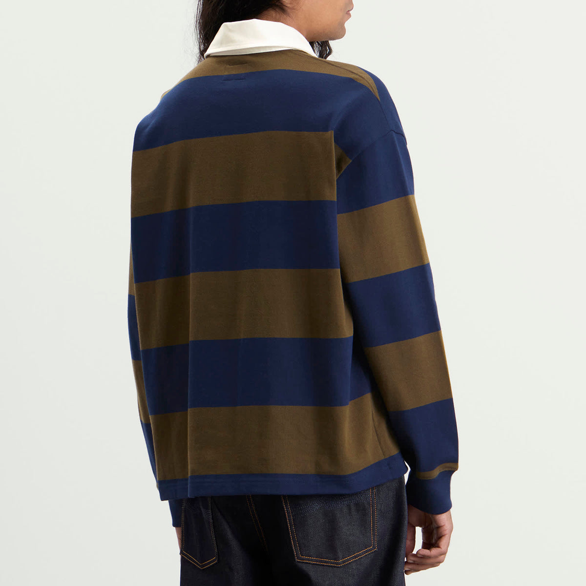 A.P.C. Isaac Block Stripe Rugby Shirt