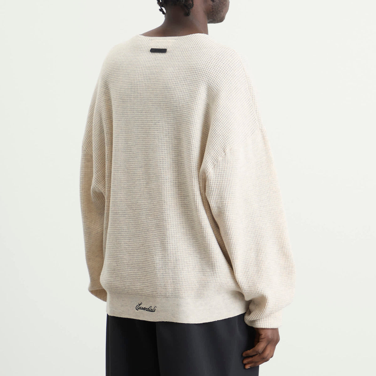 Fear of God ESSENTIALS Signature Waffle 90s Crew Neck Sweats