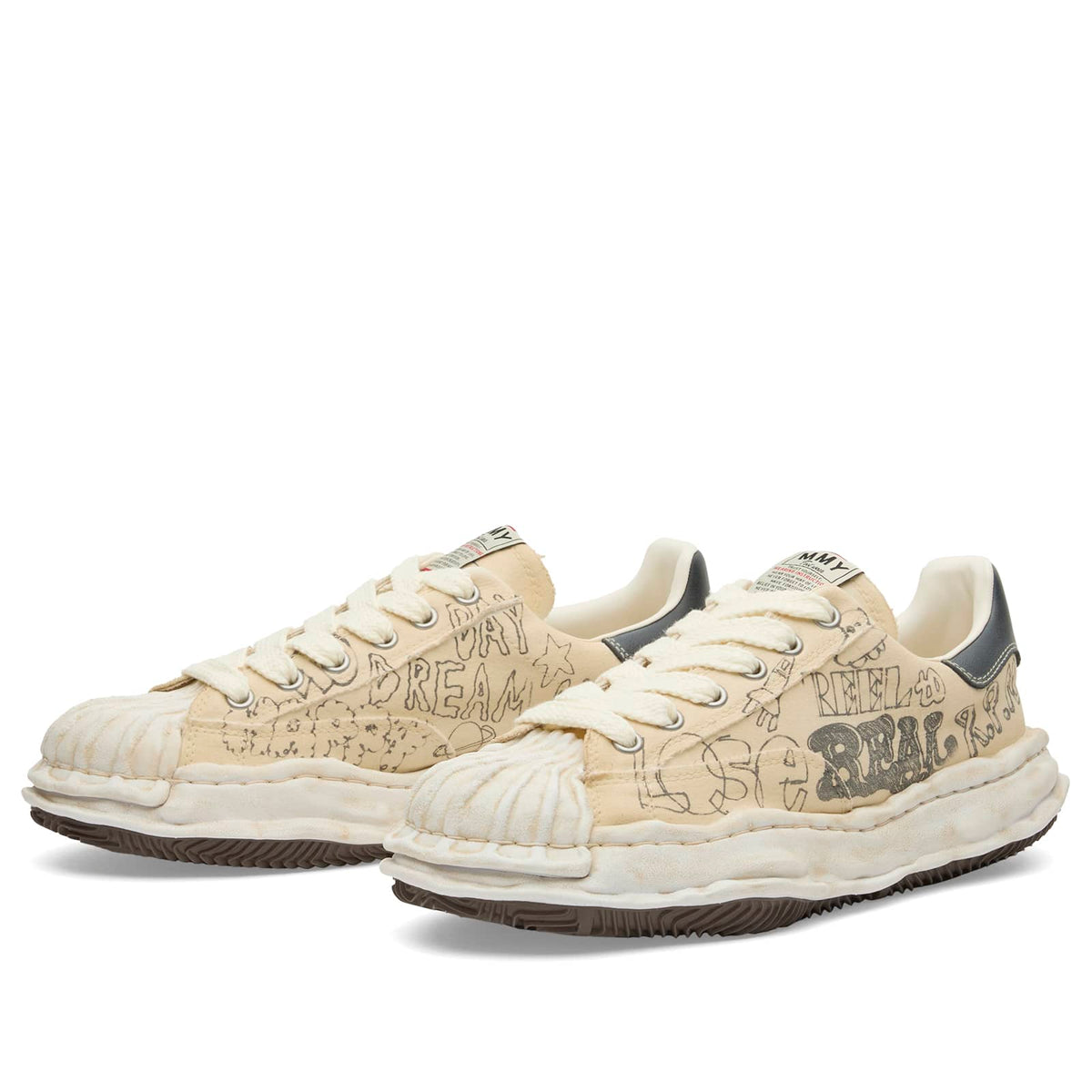 Maison Mihara Yasuhiro Blakey Graffiti Print Sneaker