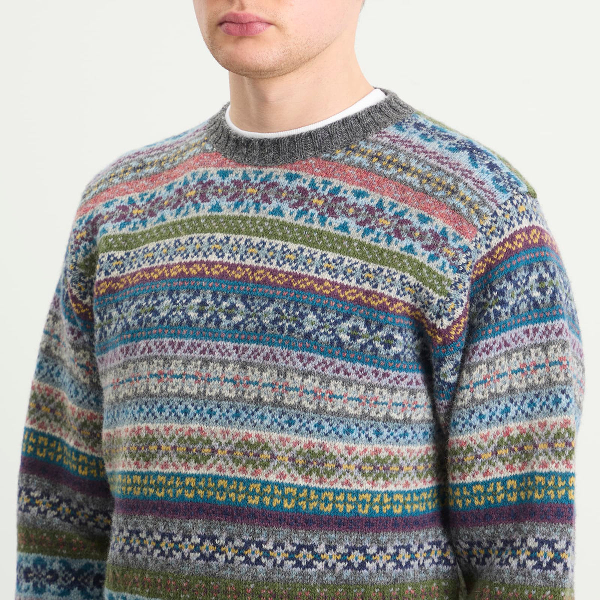 Jamiesons of Shetland Fair Isle Crew Knit