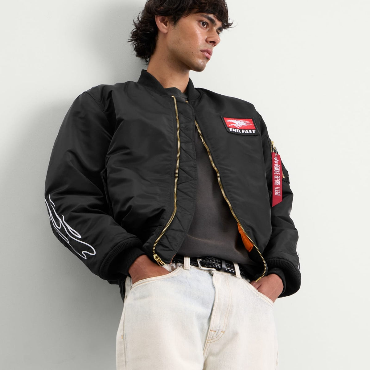 END. x Alpha Industries MA-1 Bomber