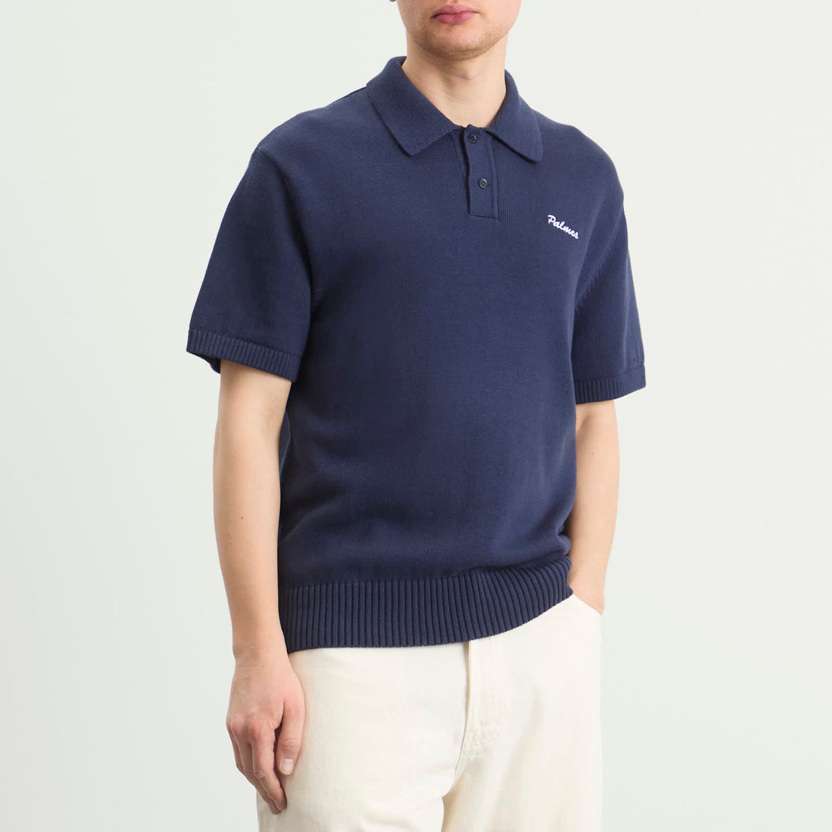 Palmes Cotton Knit Polo