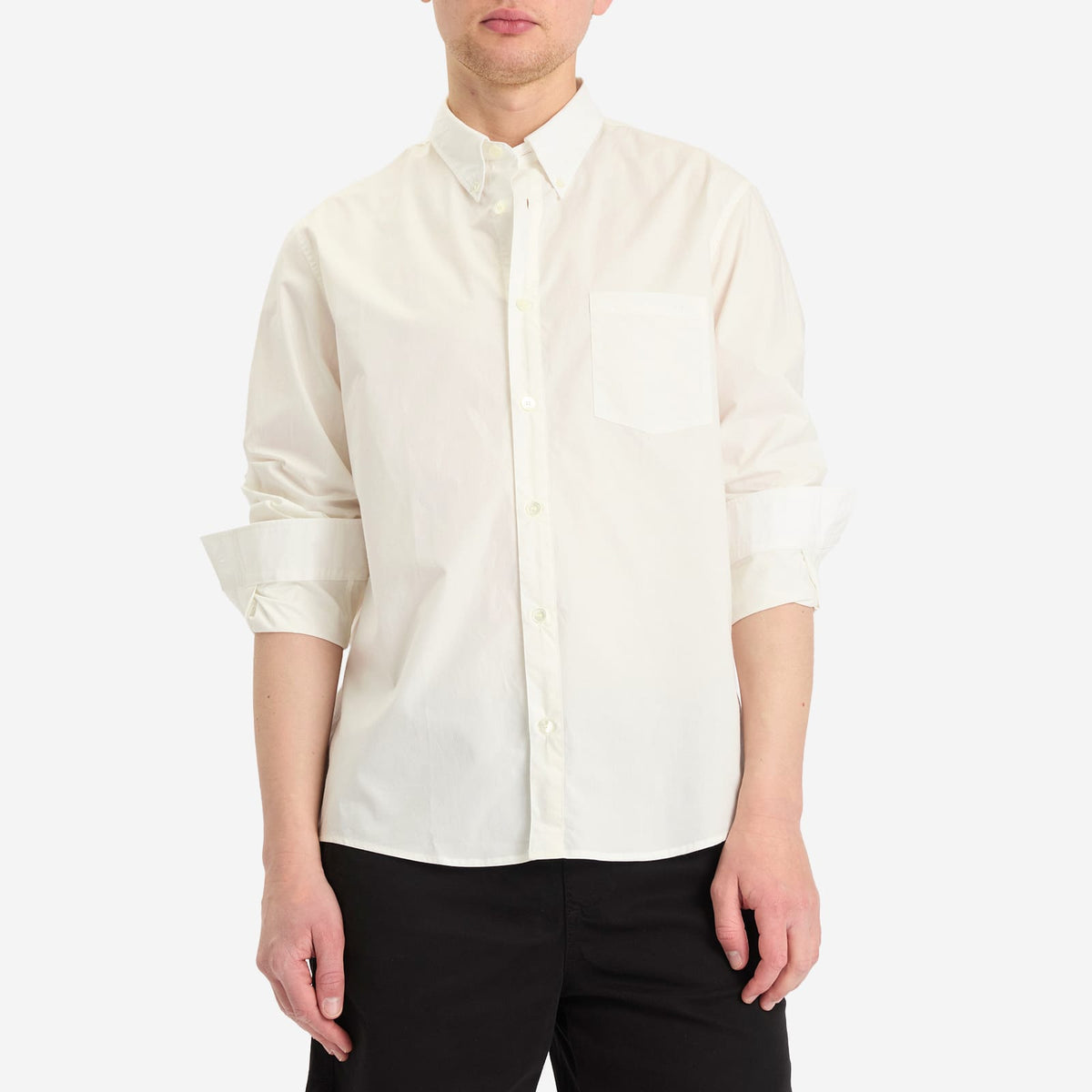 A.P.C. Eduoard Logo Button Down Shirt