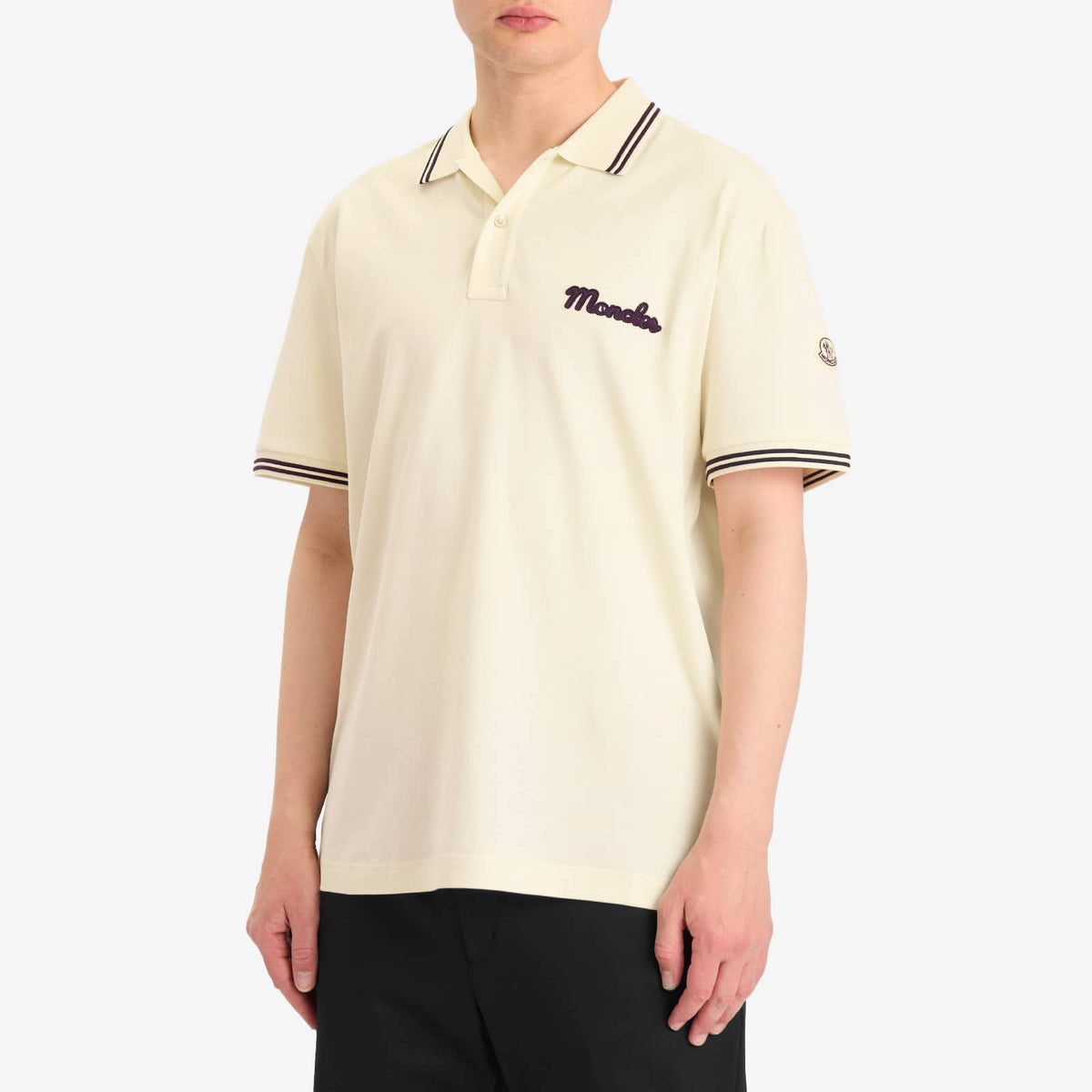 Moncler Short Sleeve Logo Polo