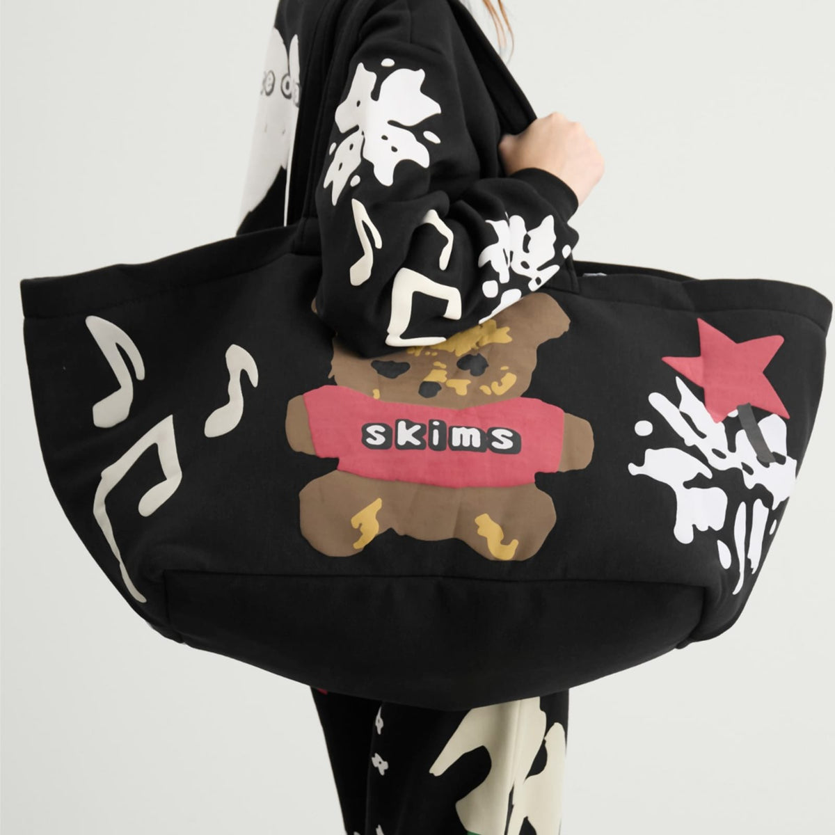 SKIMS x CPFM Fleece Carryall Tote
