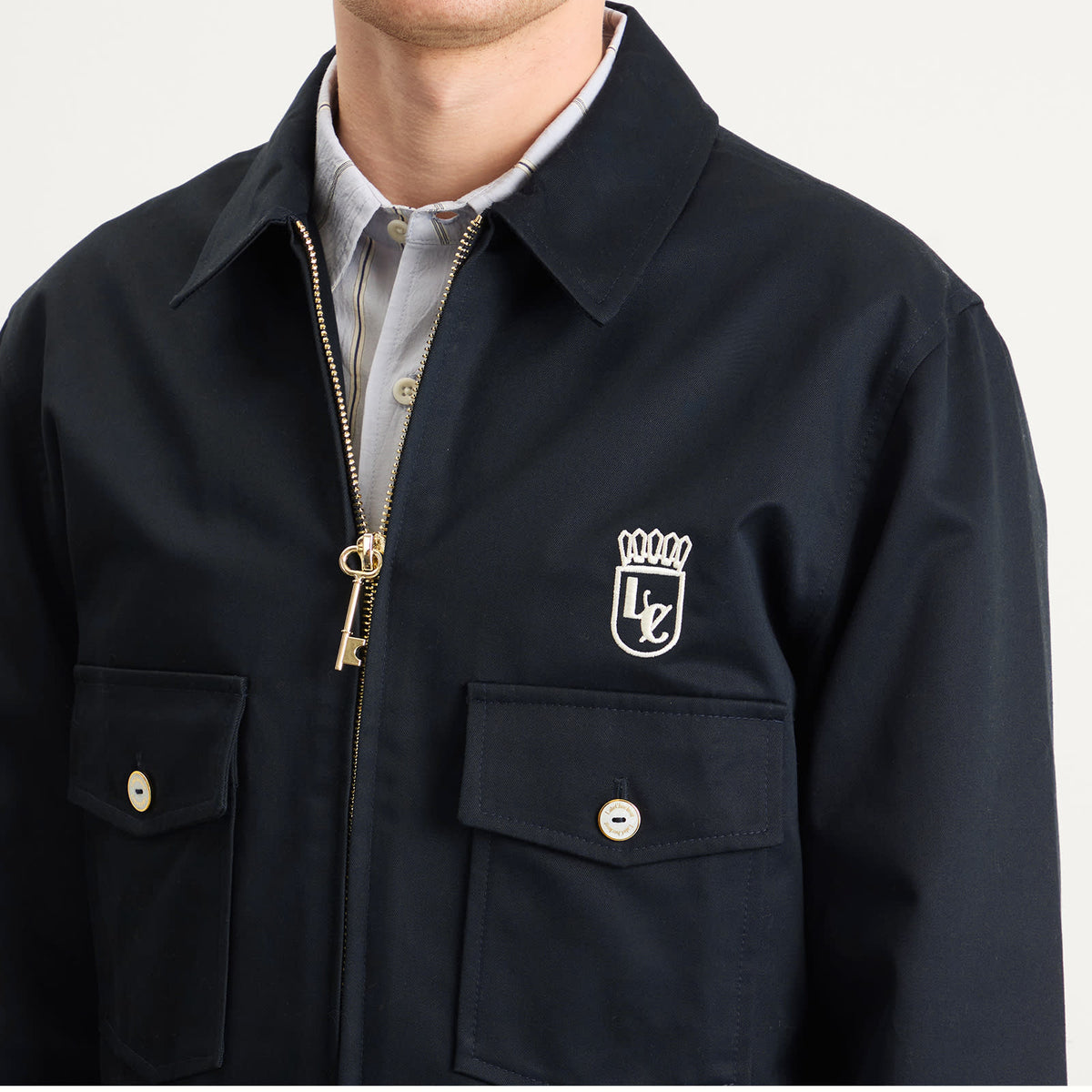 Late Checkout Navy Work Jacket