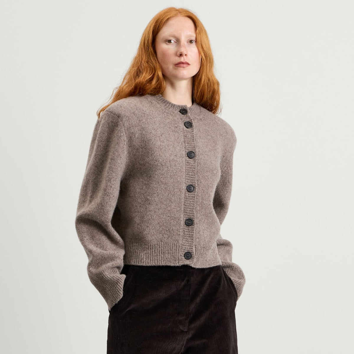 Róhe Statement Mouliné Cardigan