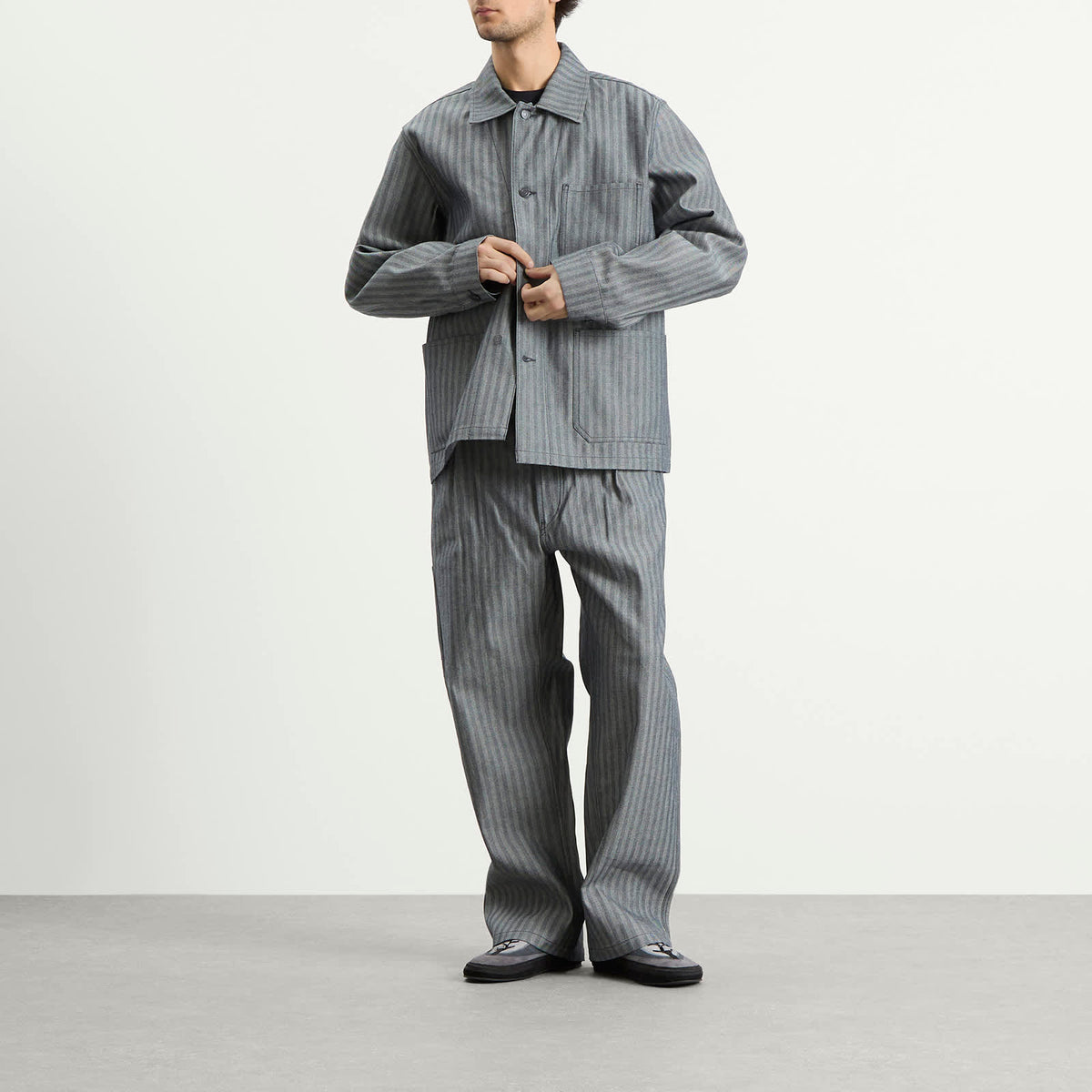 Applied Art Forms Herringbone Chore Jacket