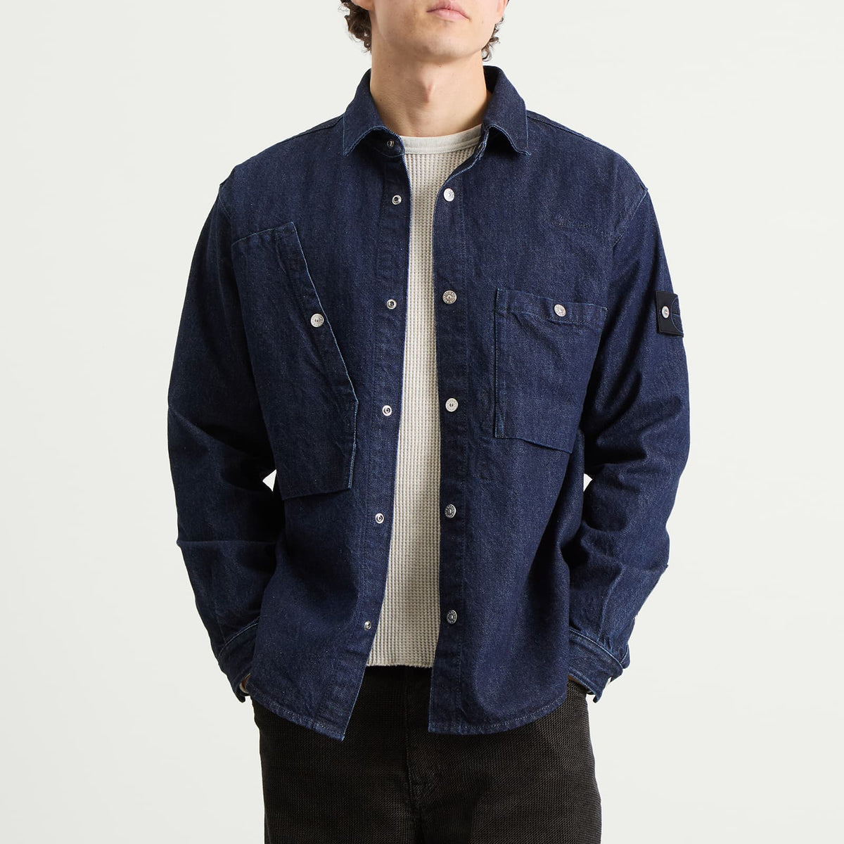Stone Island Indigo Denim Overshirt