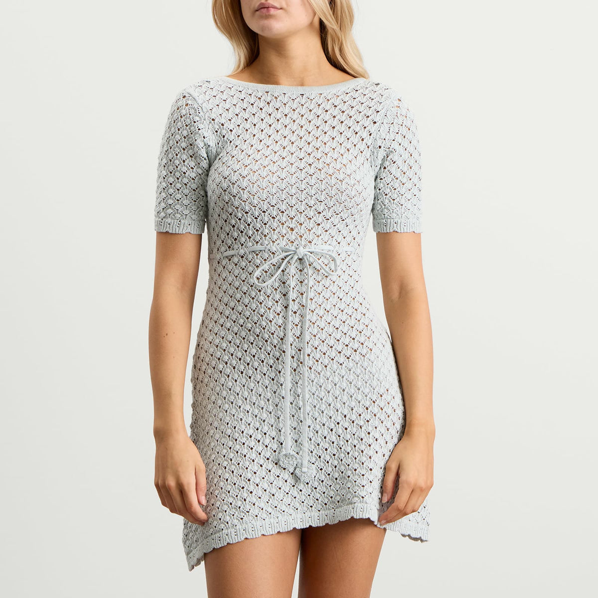 My Mum Made It Lace Knit Mini Dress