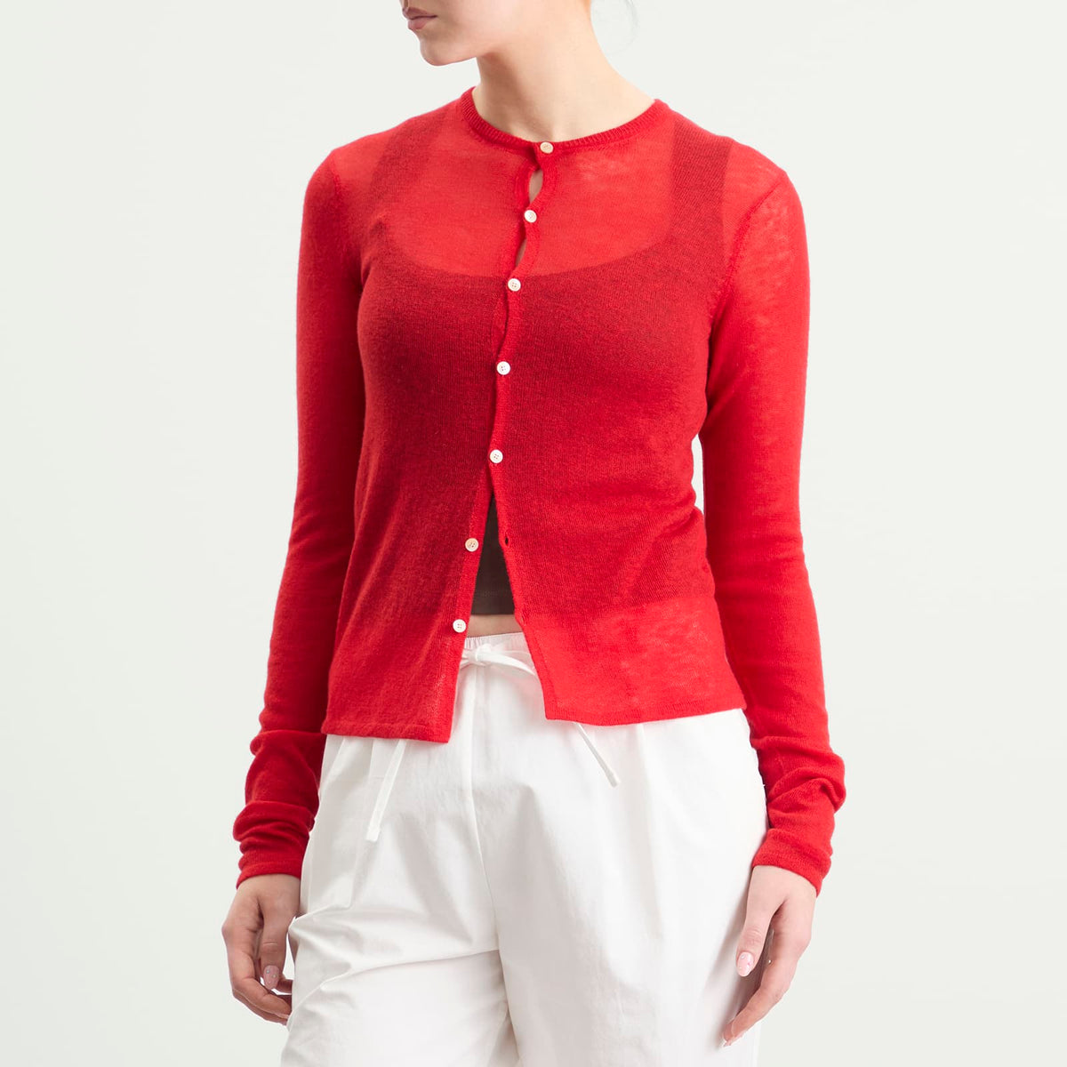 Auralee Cashmere Knit Cardigan