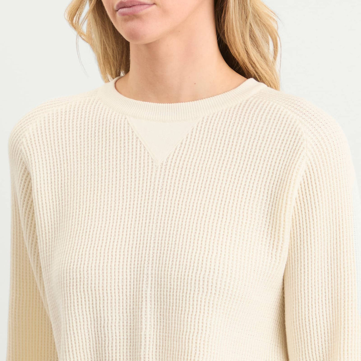 Nothing Written Waffle Knit Pullover