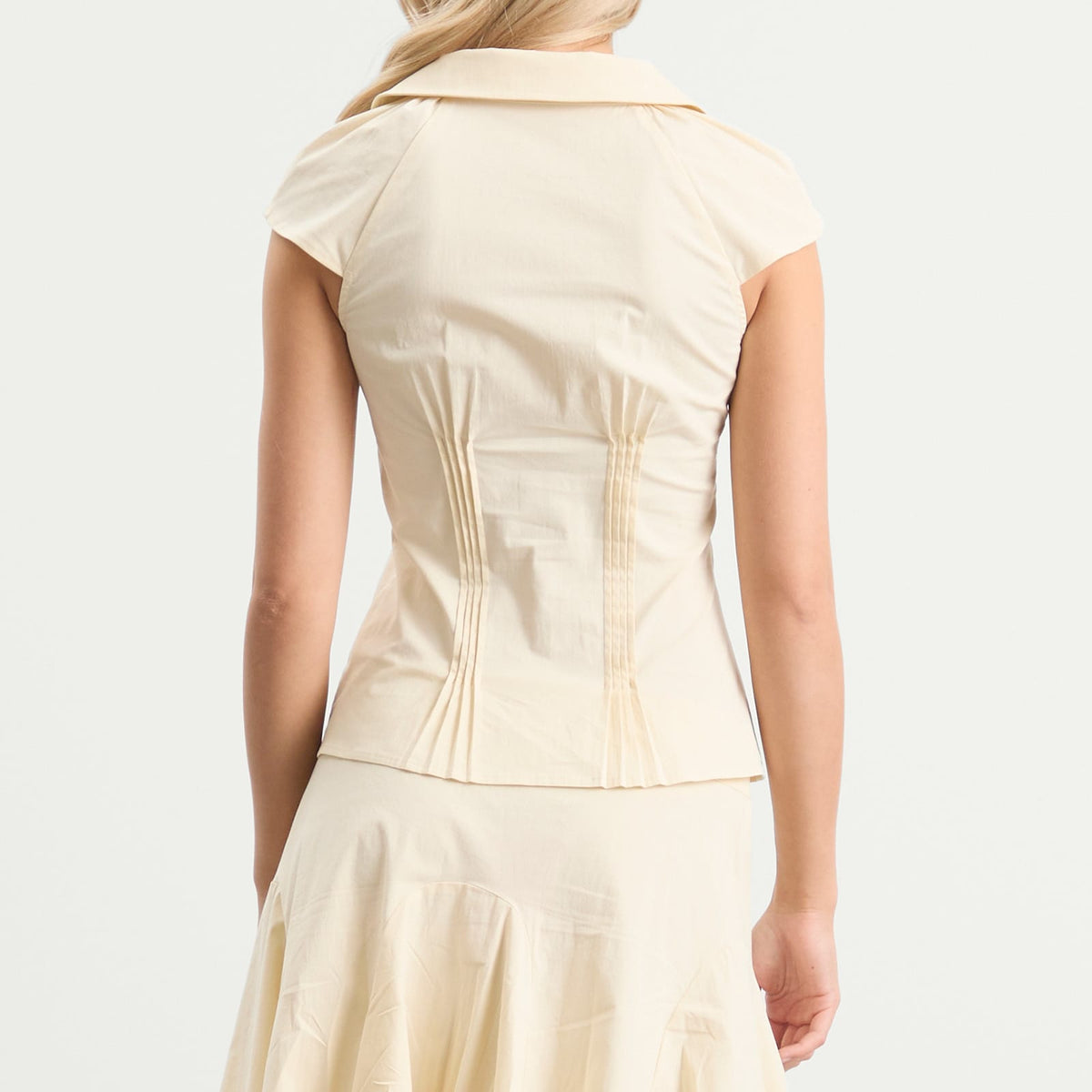 Peachy Den Missy Asymmetric Stretch Blouse - END. Exclusive