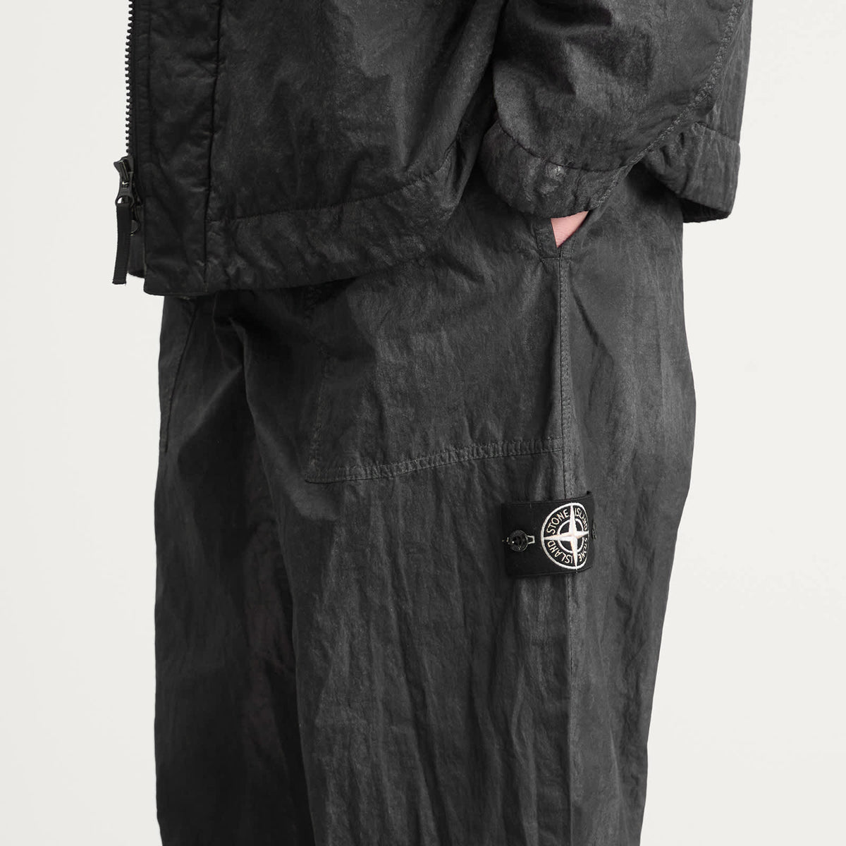 Stone Island Dense Nylon-TC Hand Sprayed Reflective Trousers