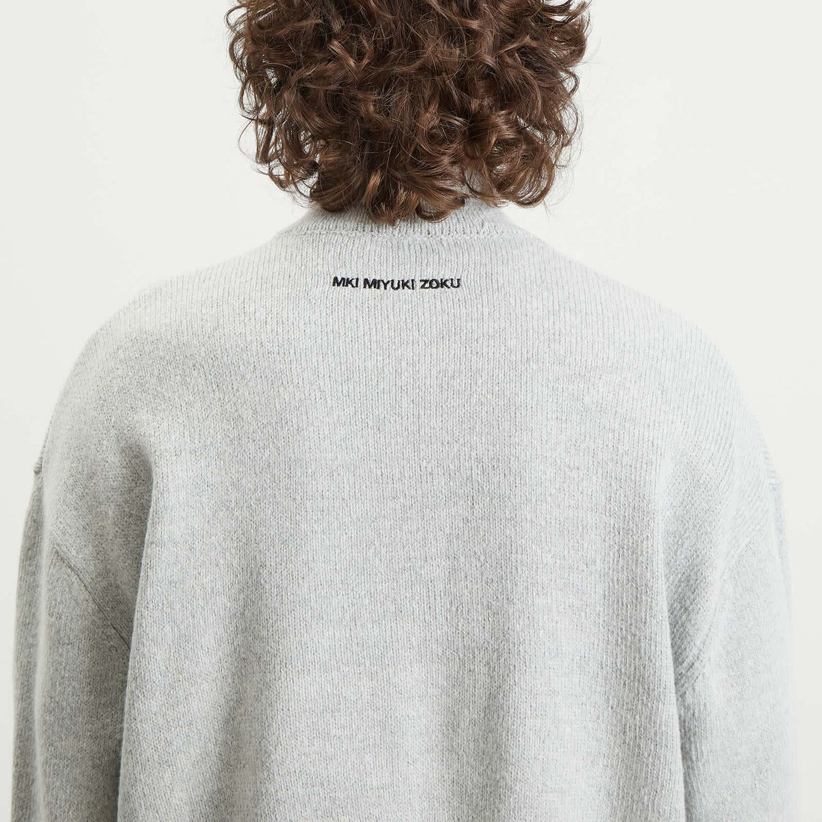 MKI Mohair Blend Knit Track Jacket