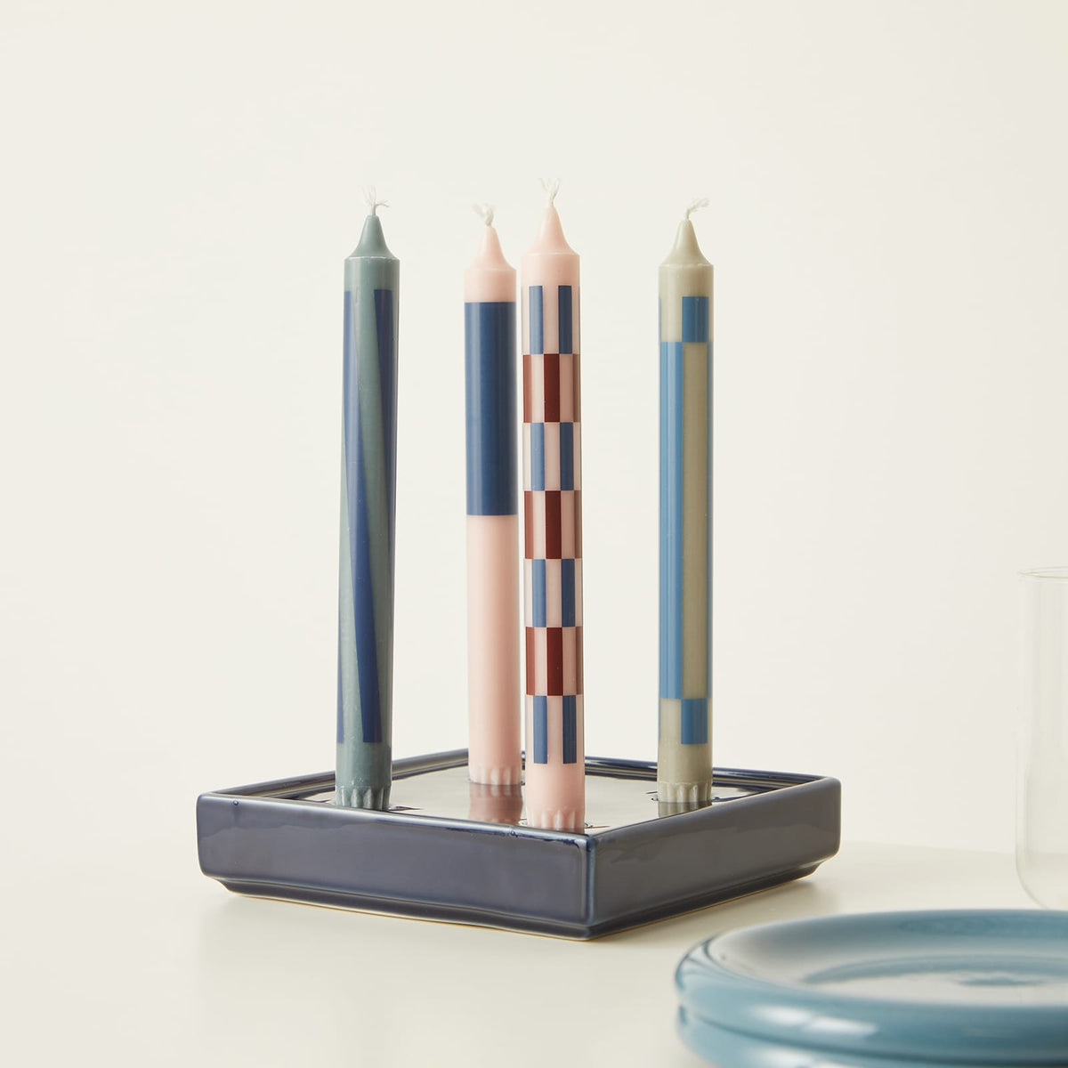 HAY Pattern Candle - Set of 4