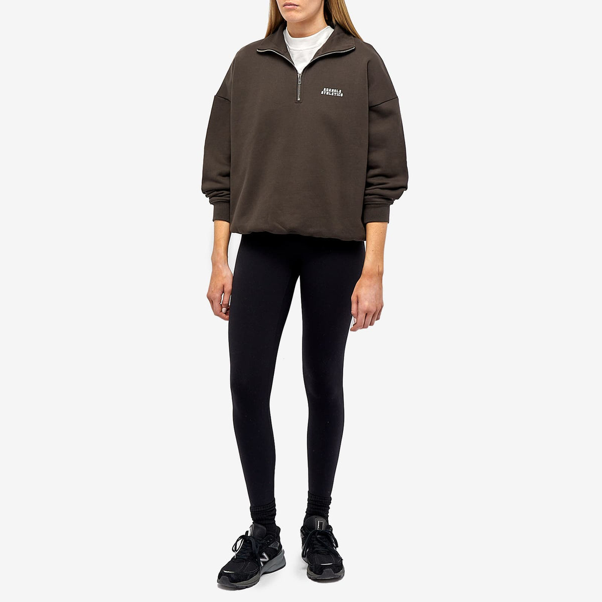 Adanola Oversized Funnel Neck Zip Sweat
