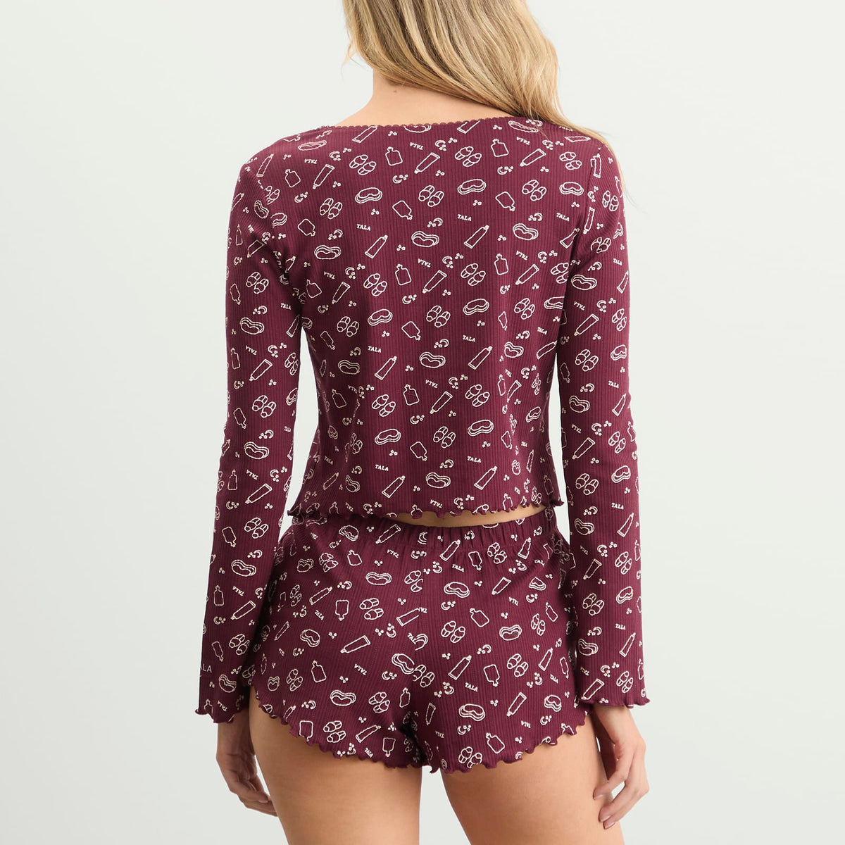 TALA Sleep Lounge Tie Cardigan