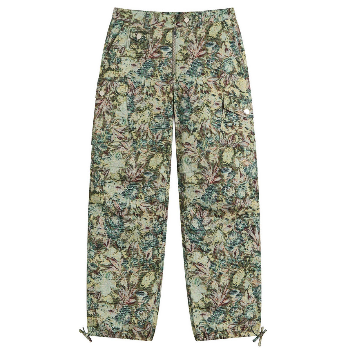 GANNI Printed Stretched Cotton Pants