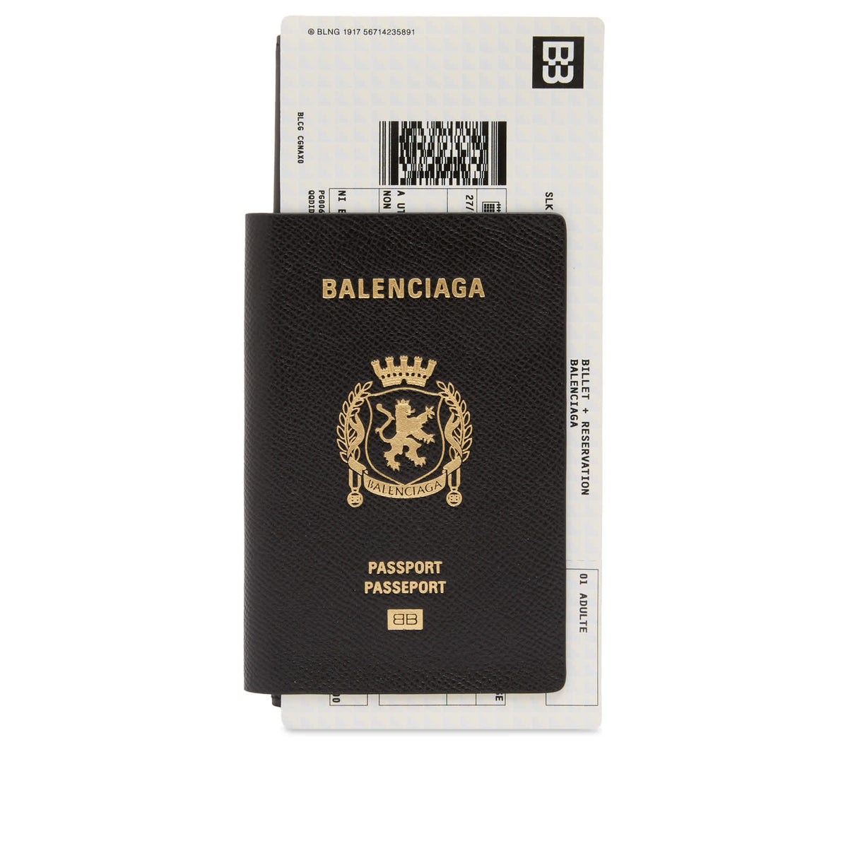 Balenciaga Passport Zip Wallet