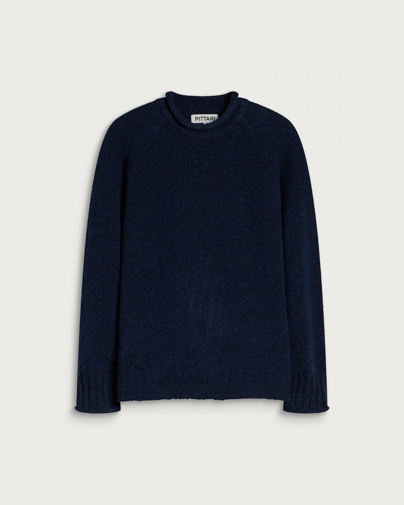PITTARI Seti Heritage Lambswool Roll Collar Jumper