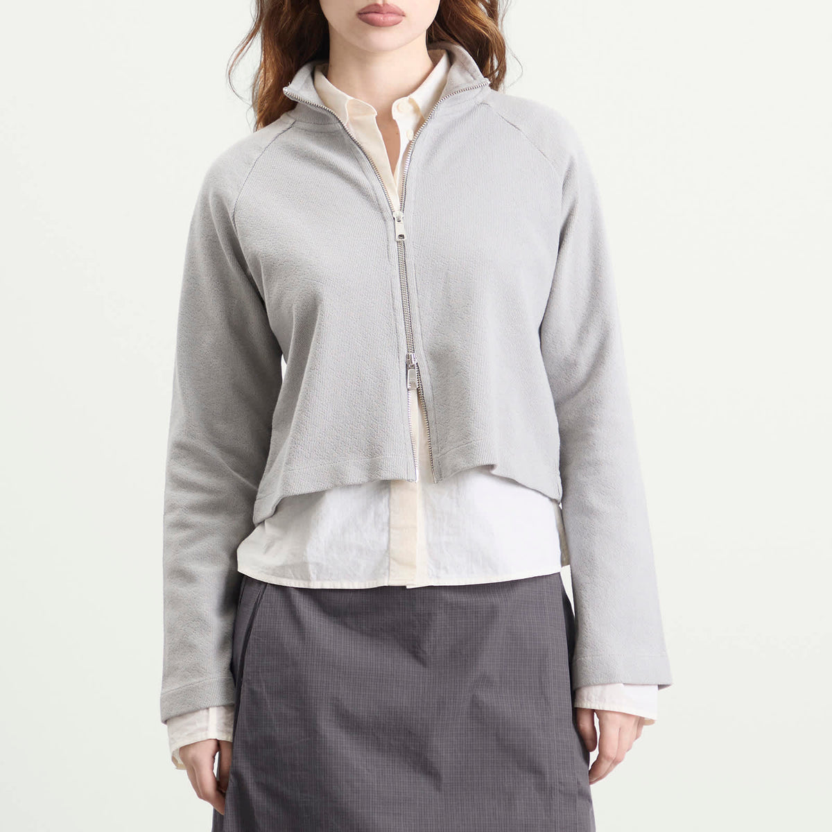 mfpen Cropped Leisure Zip Up