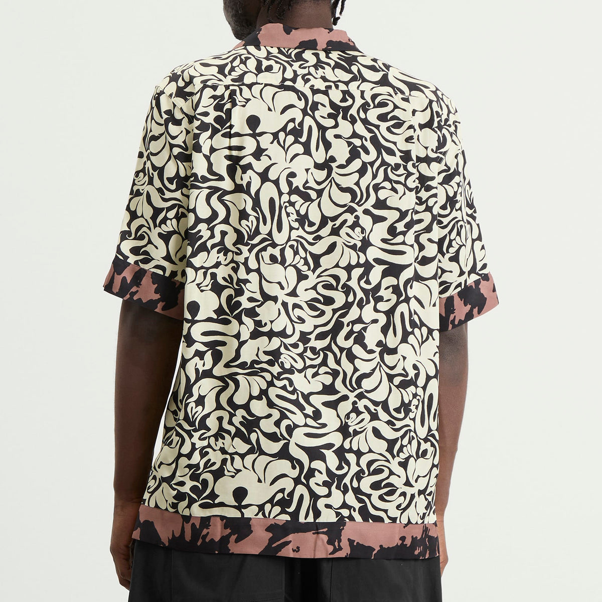 Dries Van Noten Squiggle Border Print Shirt