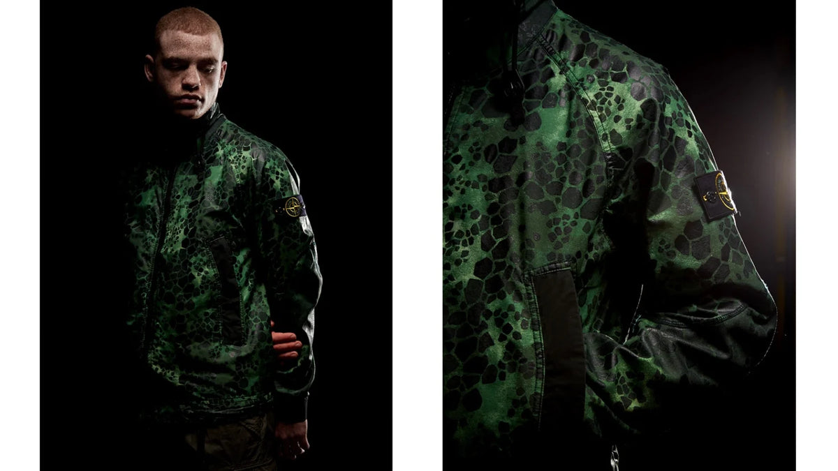 Stone Island Alligator Camo Nylon Rep Jacket