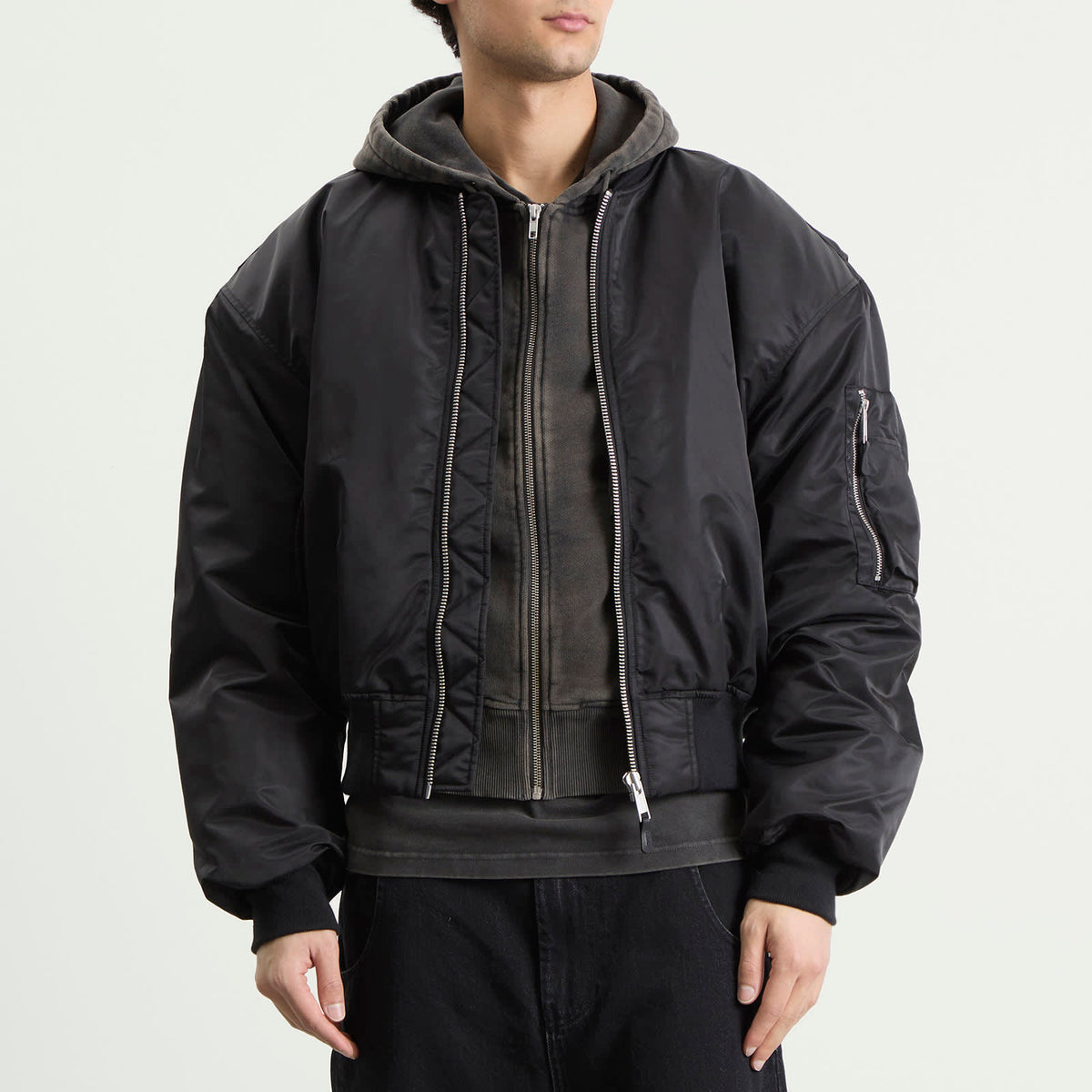 Entire Studios Cropped Broad Bomber