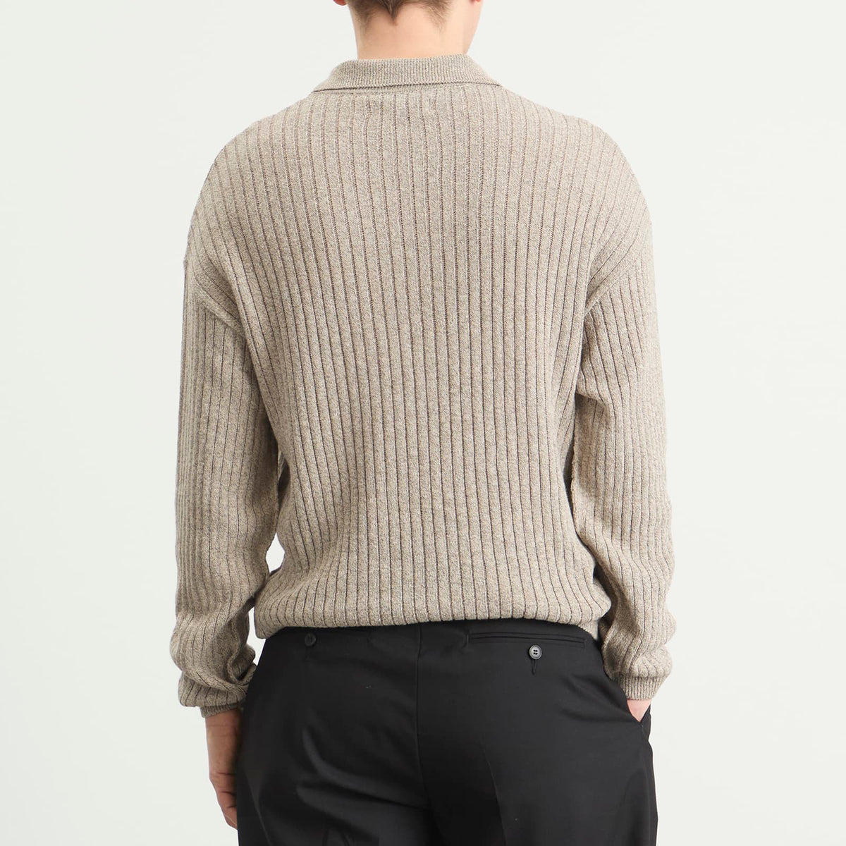 Mfpen Grain Digit Polo Knit