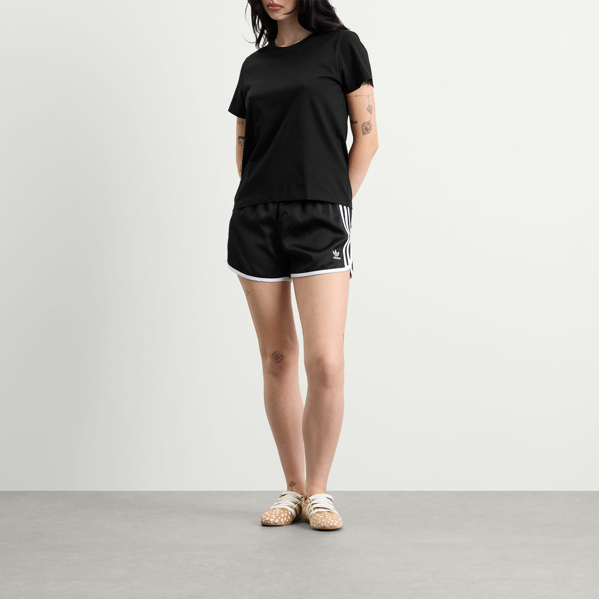 Adidas 3 Stripe Sprinter Short
