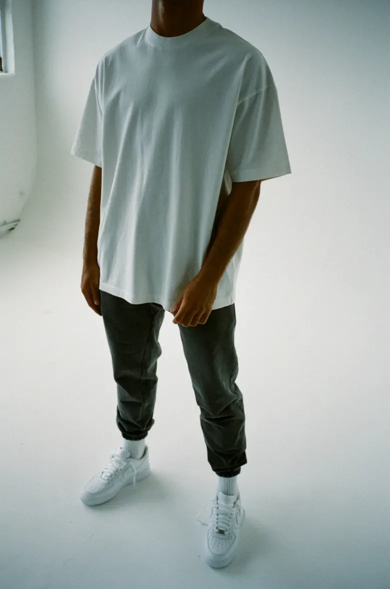 Man wearing Cole Buxton t-shirt