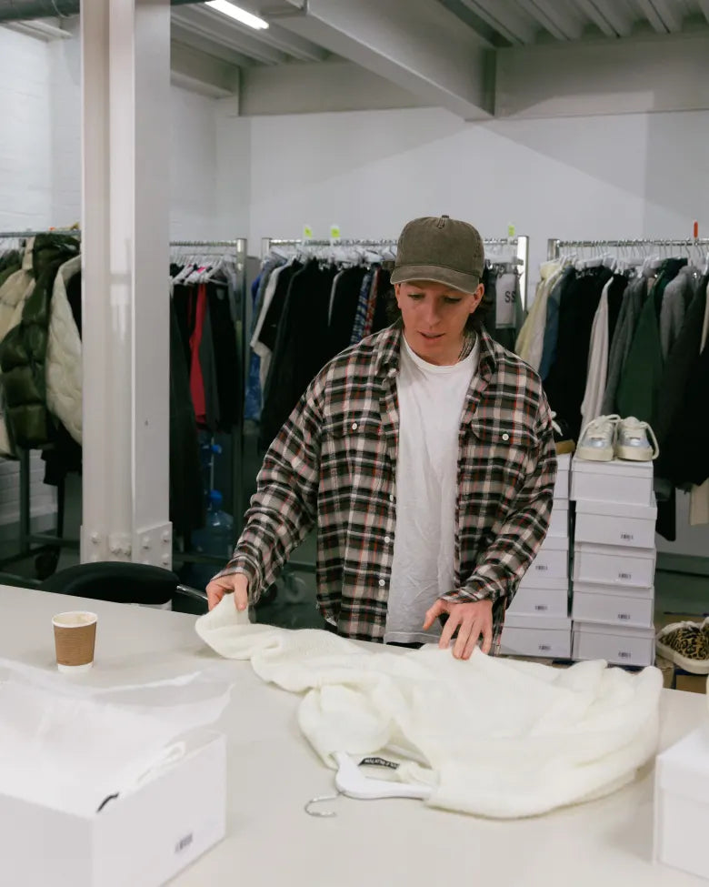 Image of man designing at the Cole Buxton studio