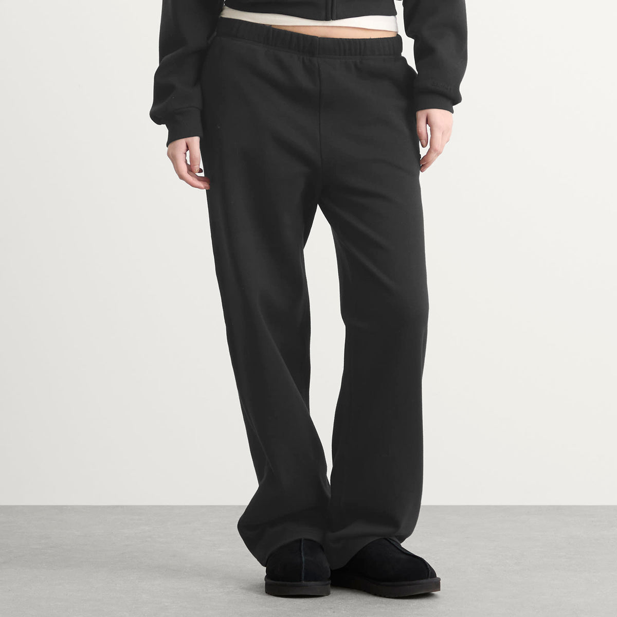 SKIMS Cotton Fleece Classic Straight Leg Pant