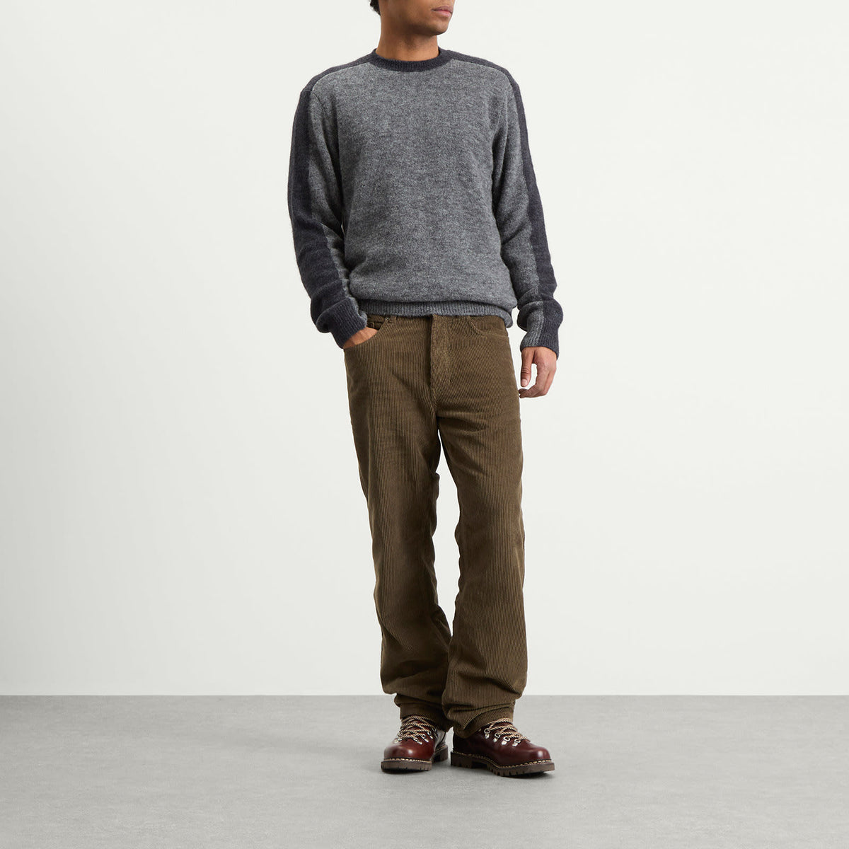 Foret Alpine Conrast Crew Neck Jumper