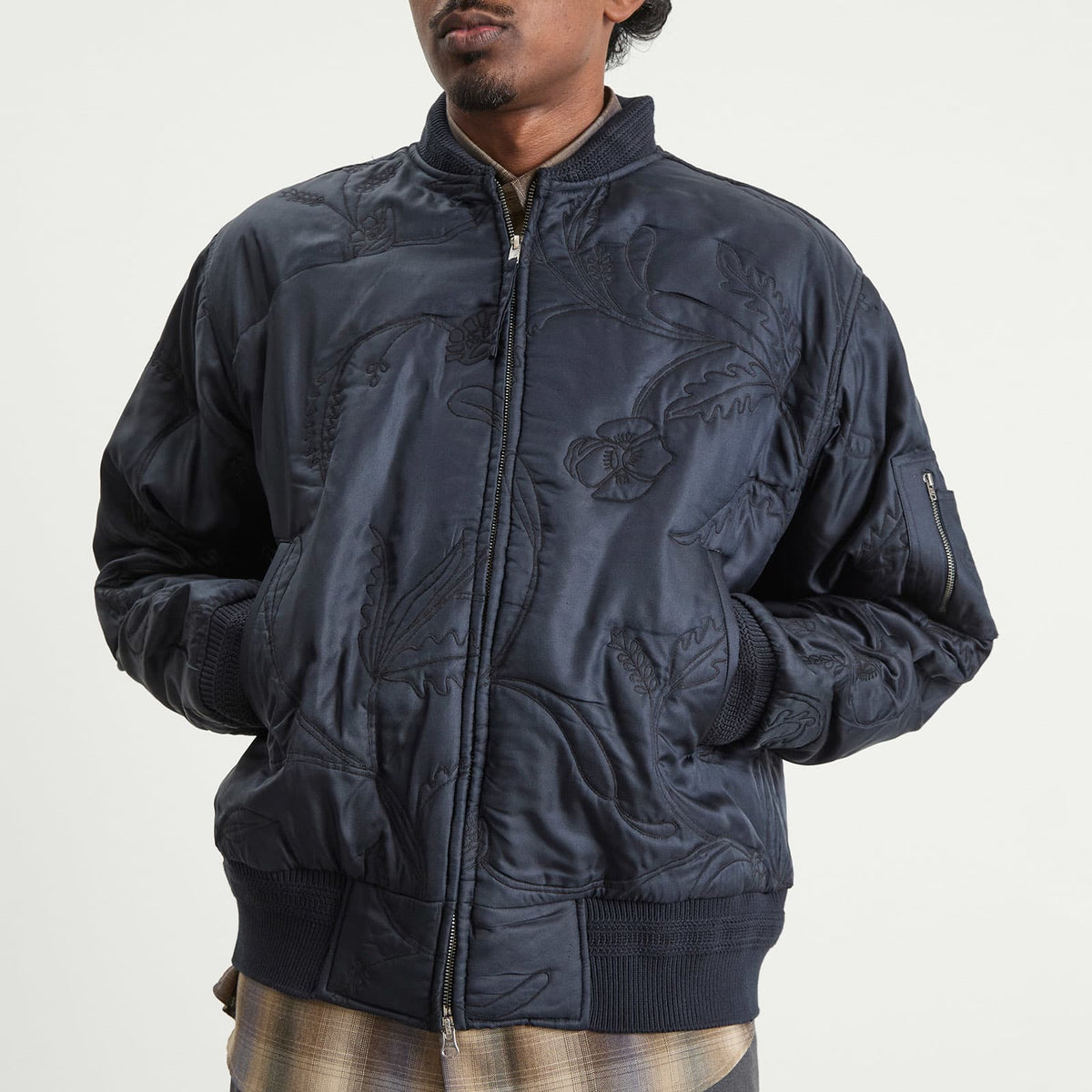 Kardo Max Embroidered Bomber Jacket