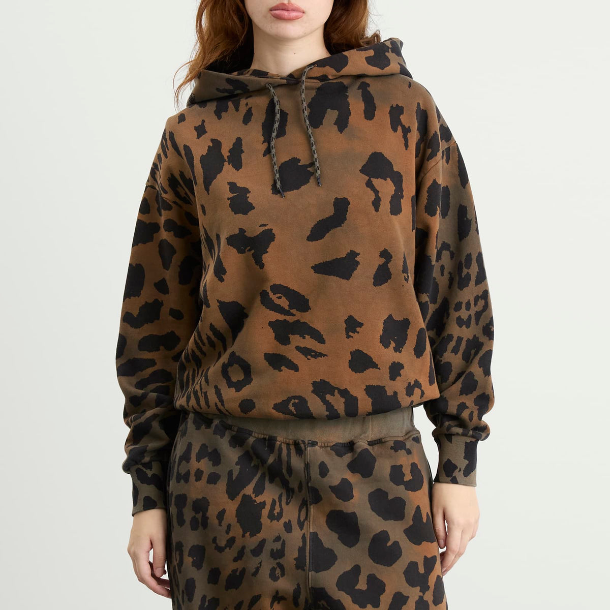Aries Leopard Tie Dye Hoodie