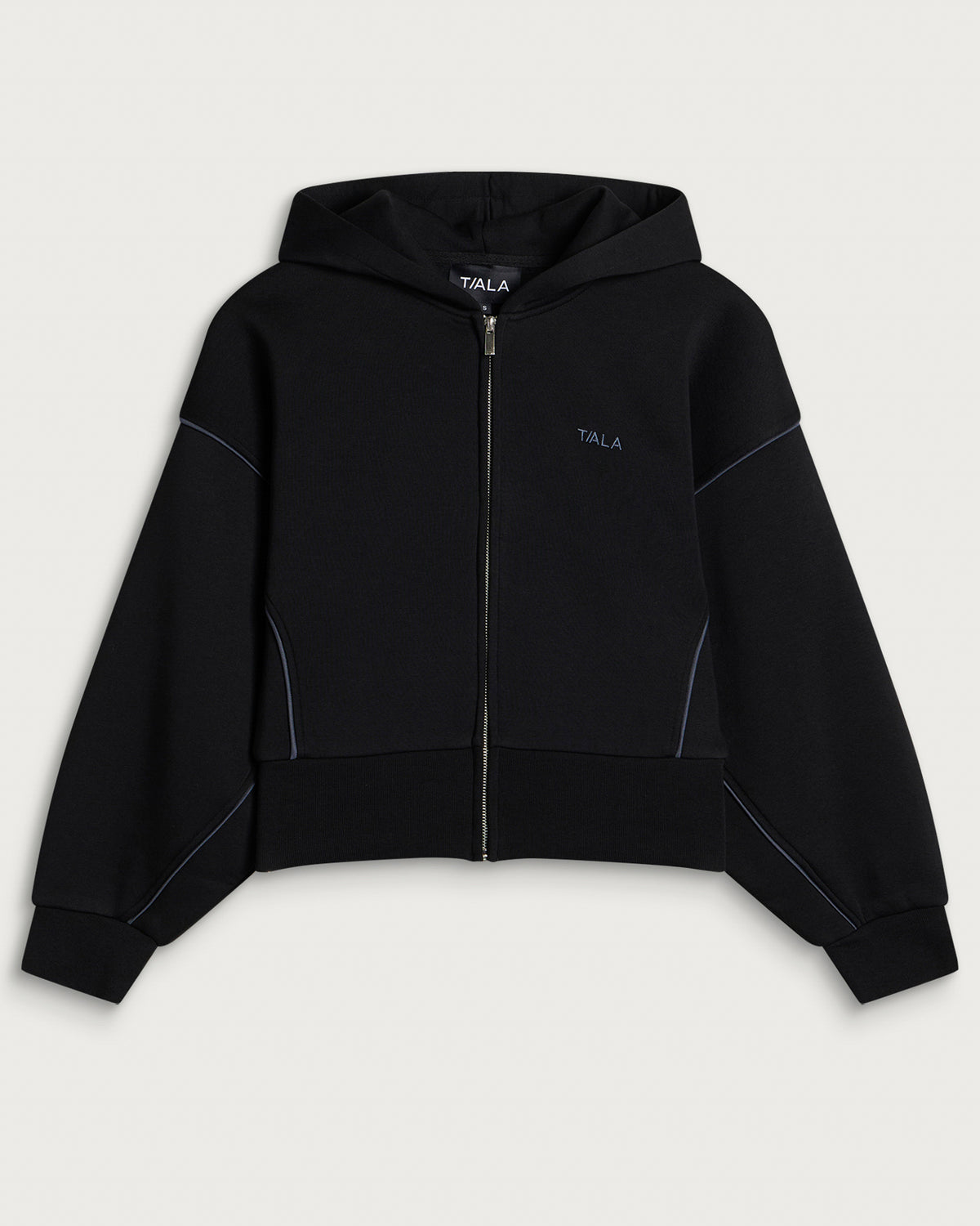 TALA Piped Cocoon Zip Through Hoodie