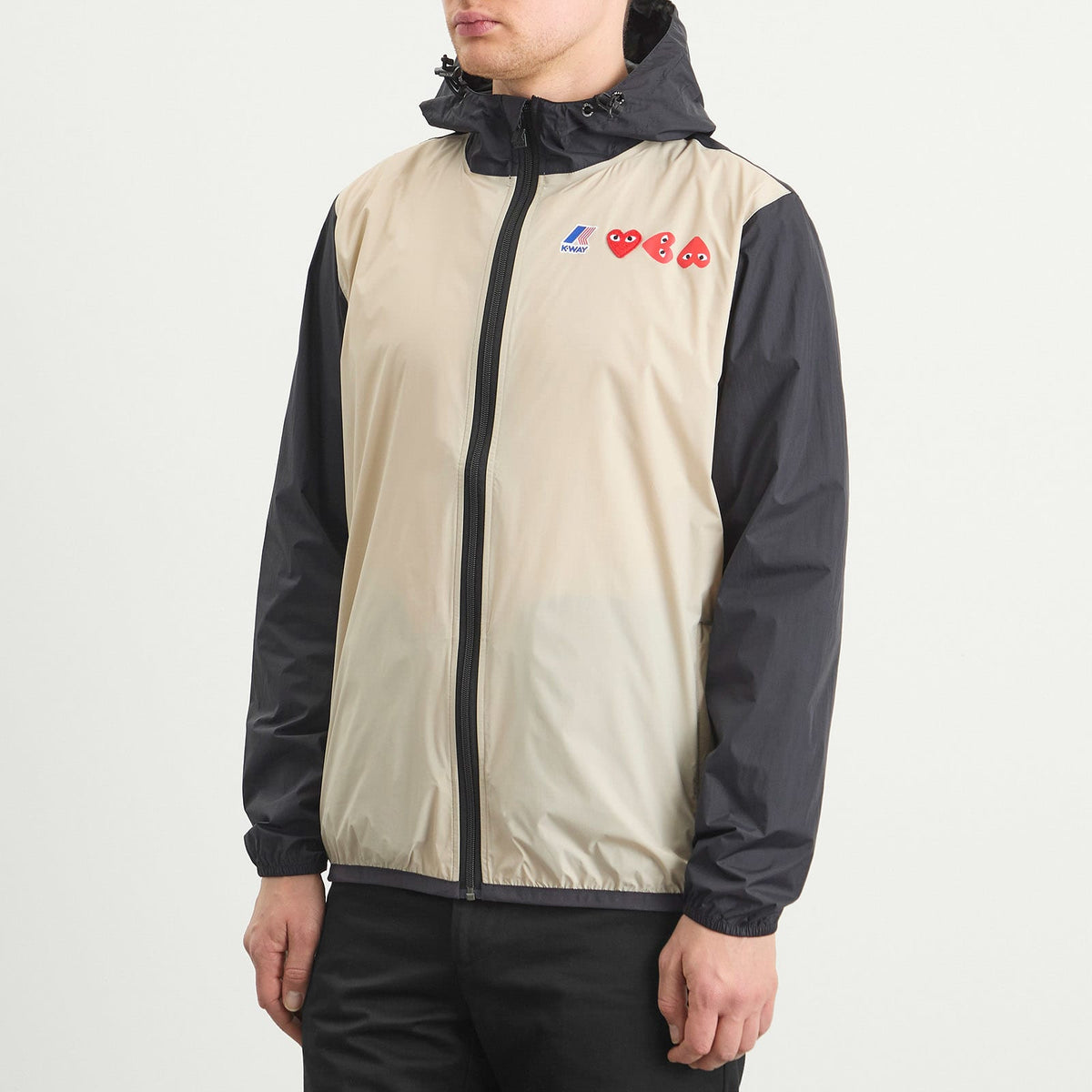 Comme des Garçons Play x K-Way Colour Block Jacket