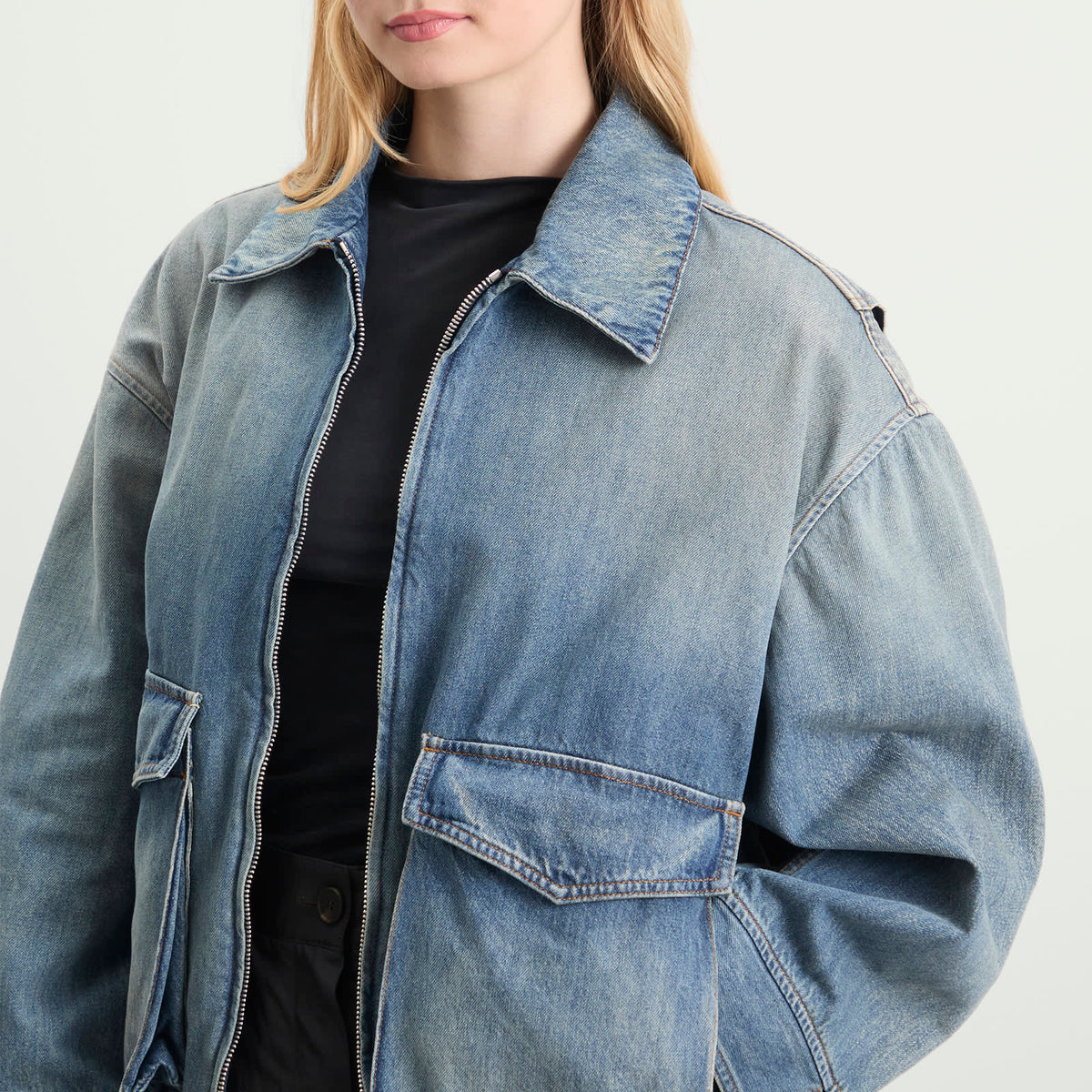 MM6 Maison Margiela Denim Zip Jacket