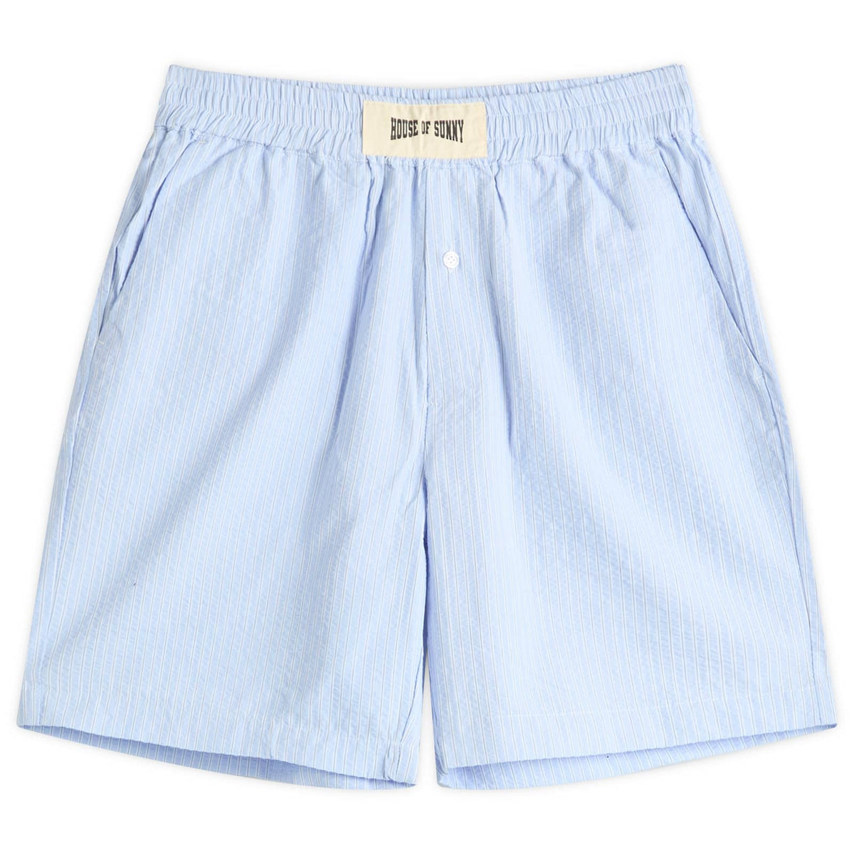 House of Sunny Seersucker Box Fit Shorts